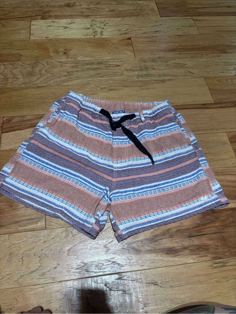 Urban outfitters without walls Striped Peach and Blues board short